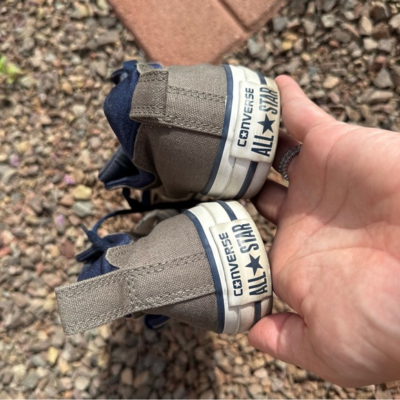 Converse Men's Navy and Gray Sneakers - Picture 5 of 5